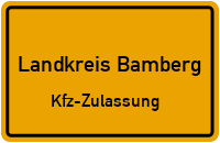 Zulassungstelle Landkreis Bamberg
